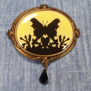 Vintage Two Women San Francisco Moth Pin